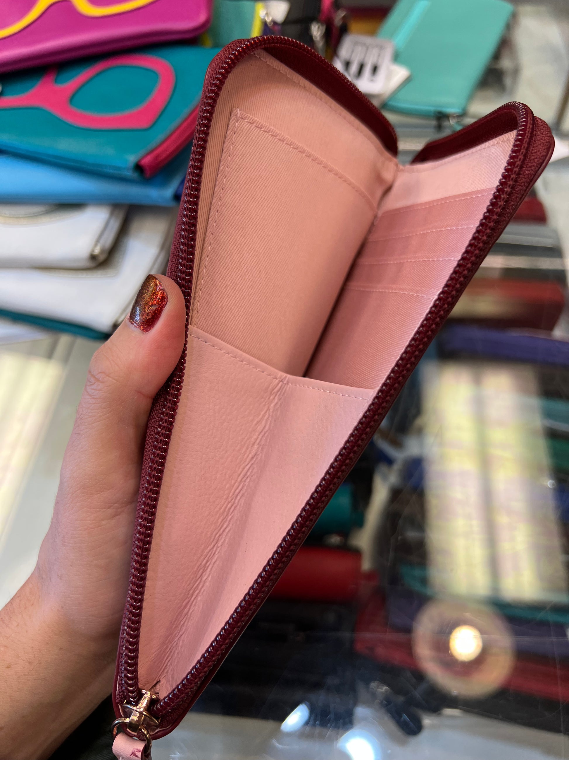 ili New York Large Leather Glasses Case- 6200