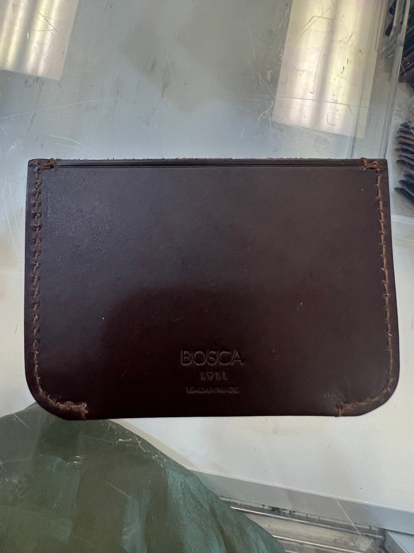 Bosca Italio Card Case Leather Wallet