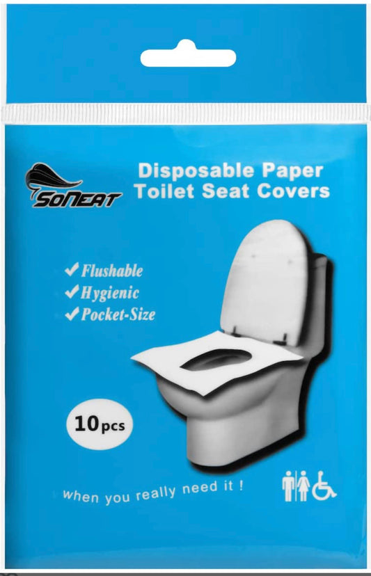 Disposable Toiletseat Covers (1 pack of 10 covers)