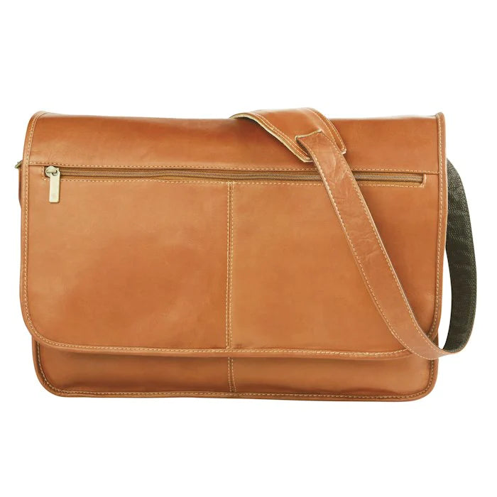 Leather Messenger Bag Tan