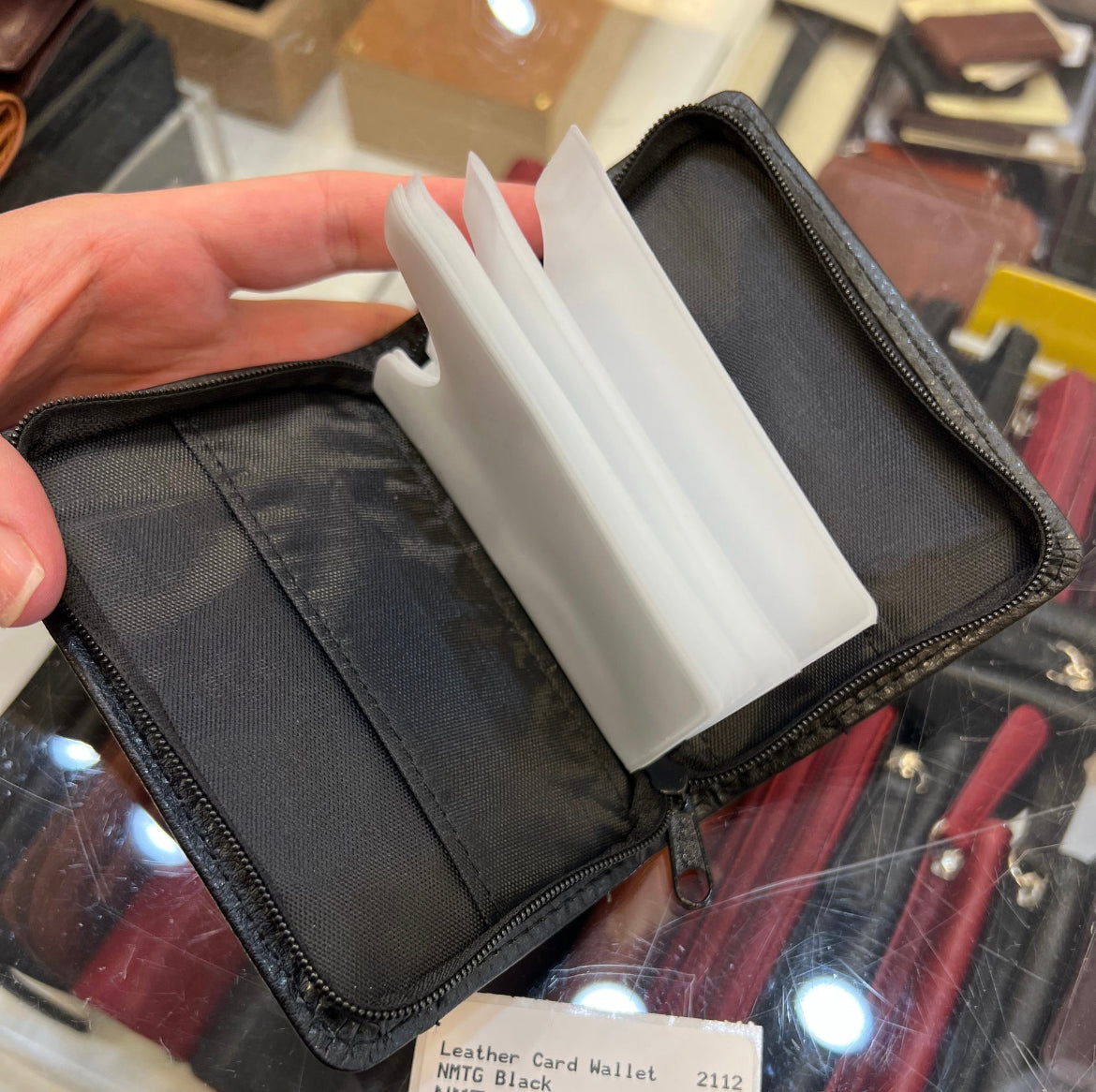 Leather Multi-Card/Photo Wallet