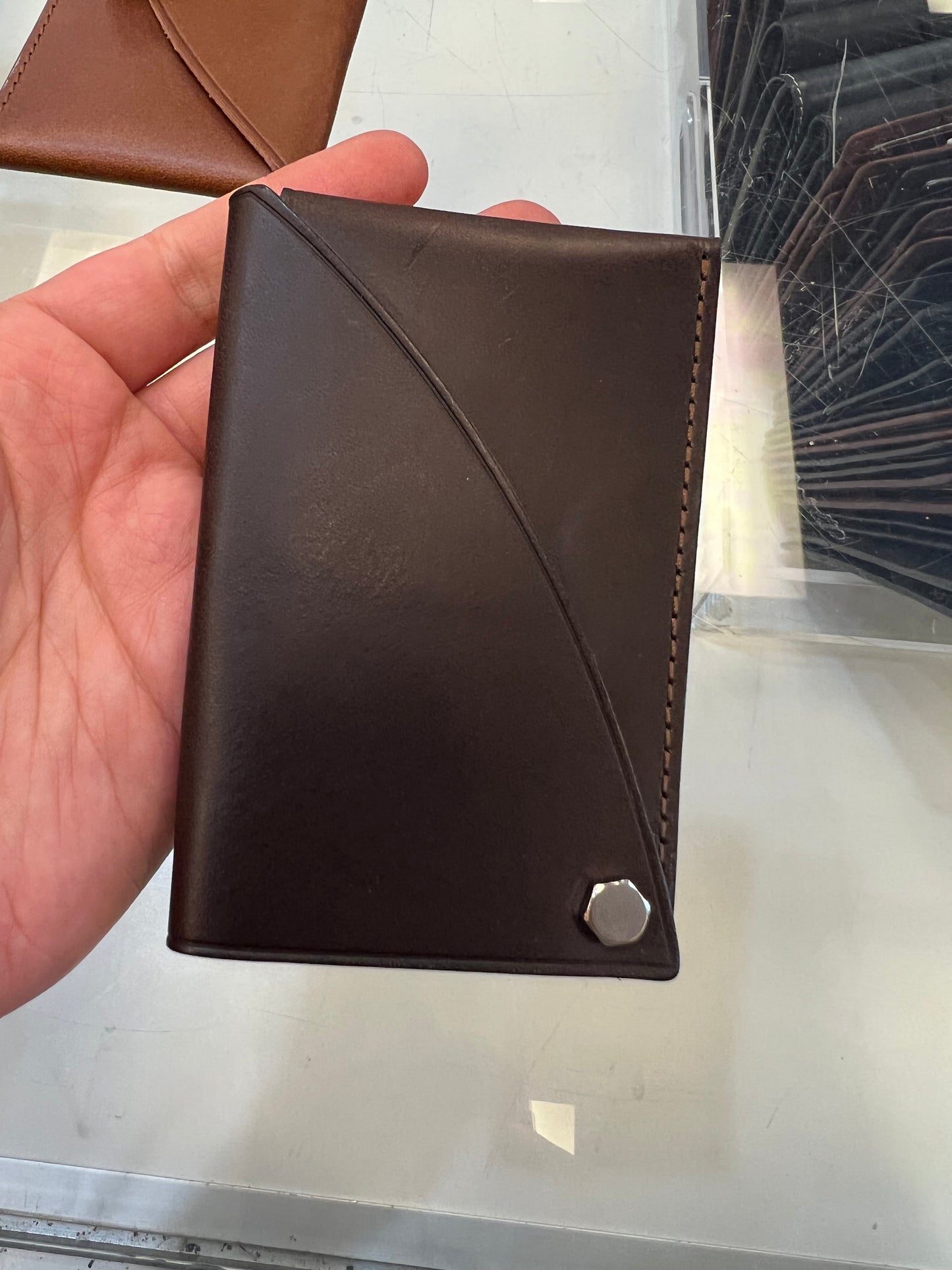 Bosca Italio Flipper Case Dark Brown