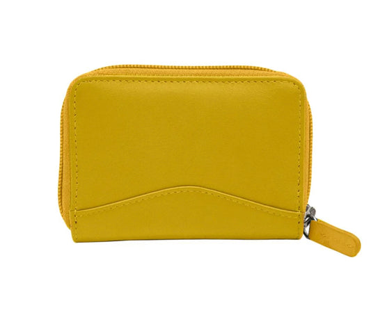 ili New York RFID Accordian Card Holder Wallet- 6711 Yellow