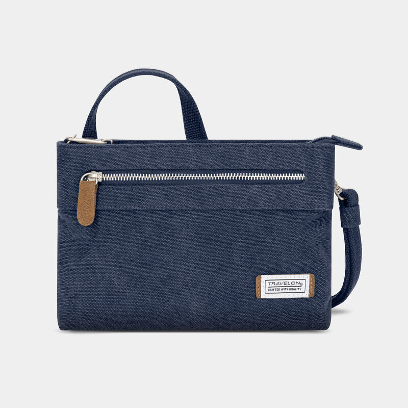 Travelon Anti-Theft Heritage Small Crossbody Indigo
