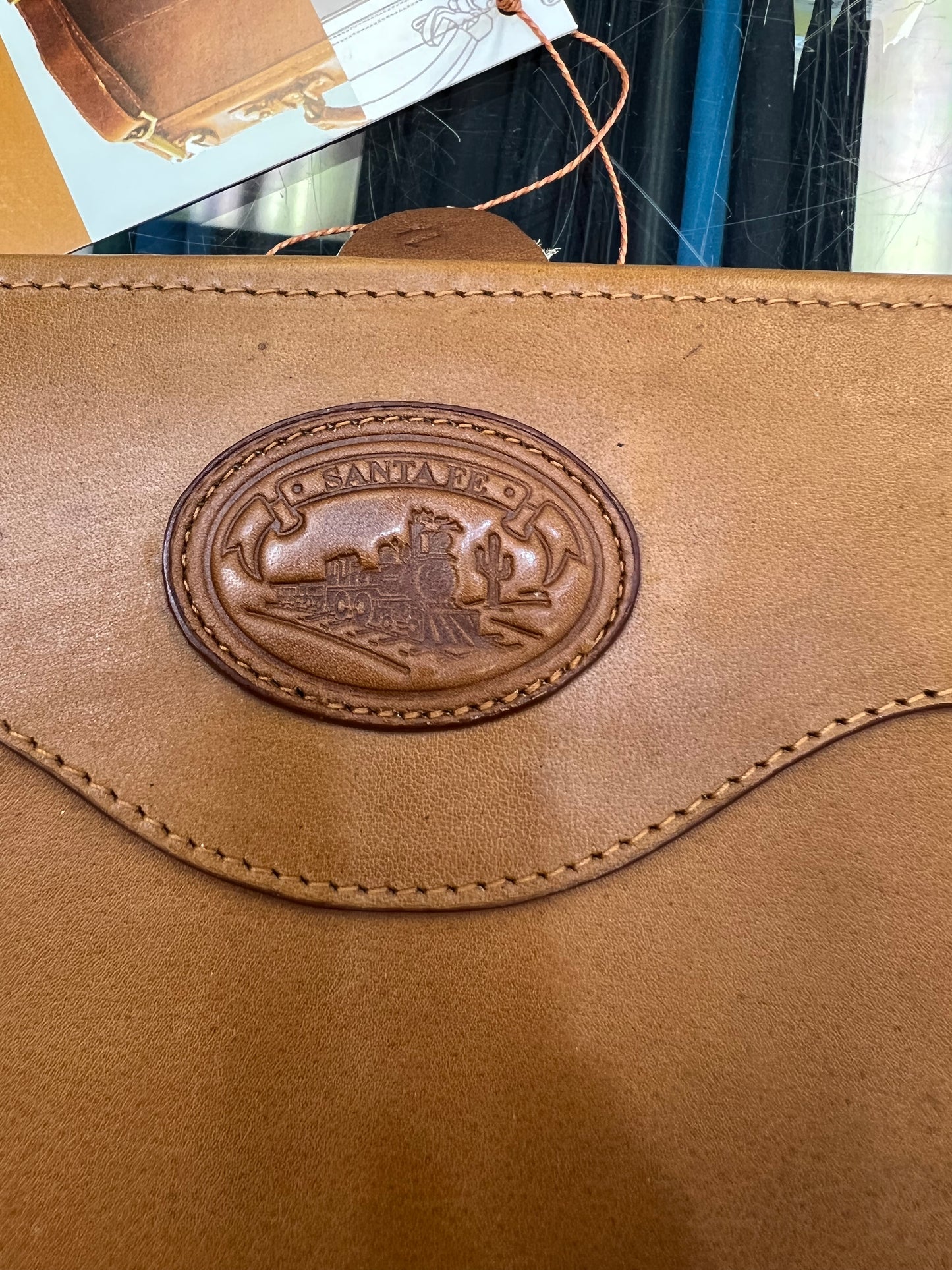 On Sale- Santa Fe Collection Leather Padfolio (Tan)