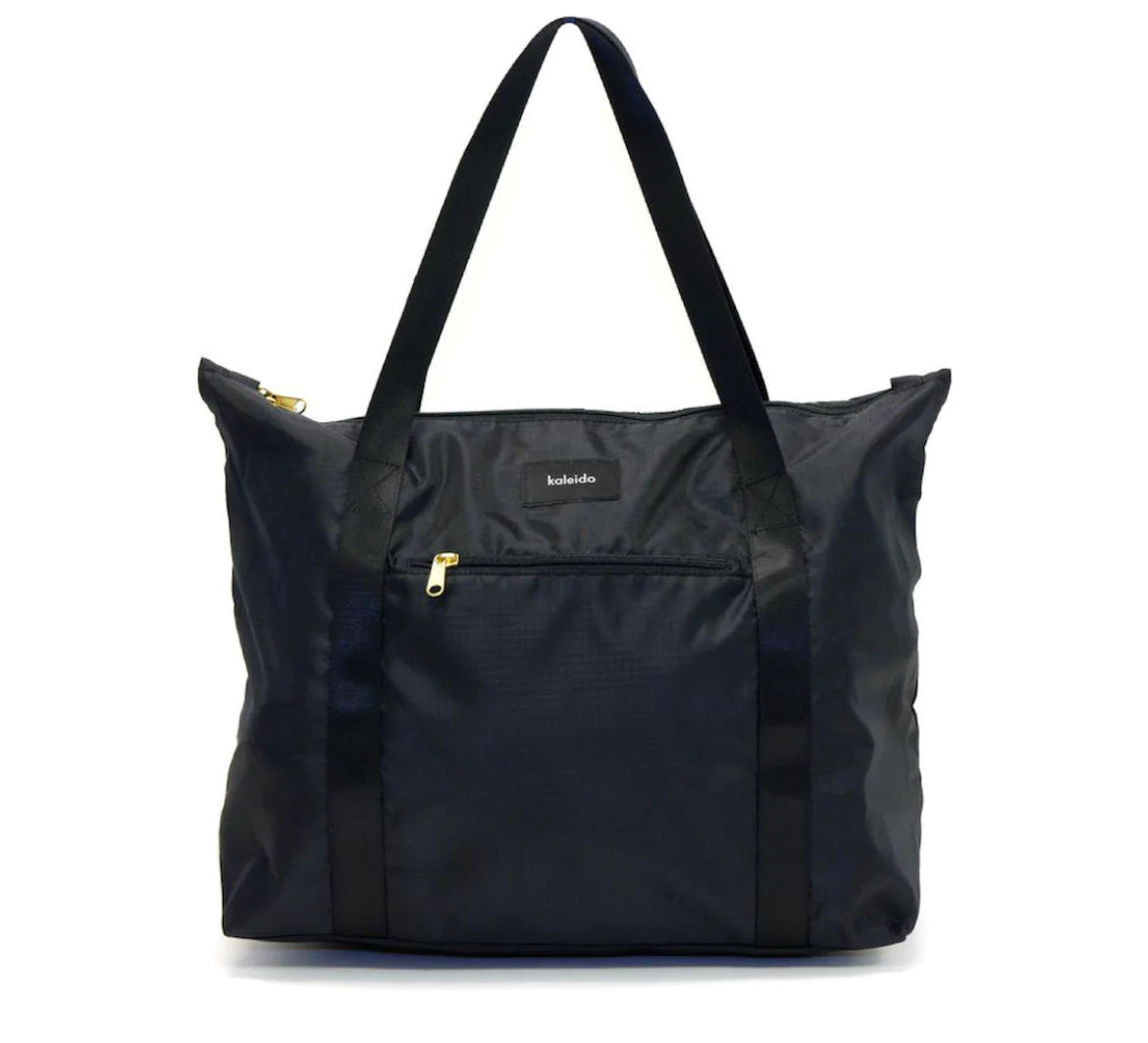 On Sale- Kaleido Packable Tote (Black)
