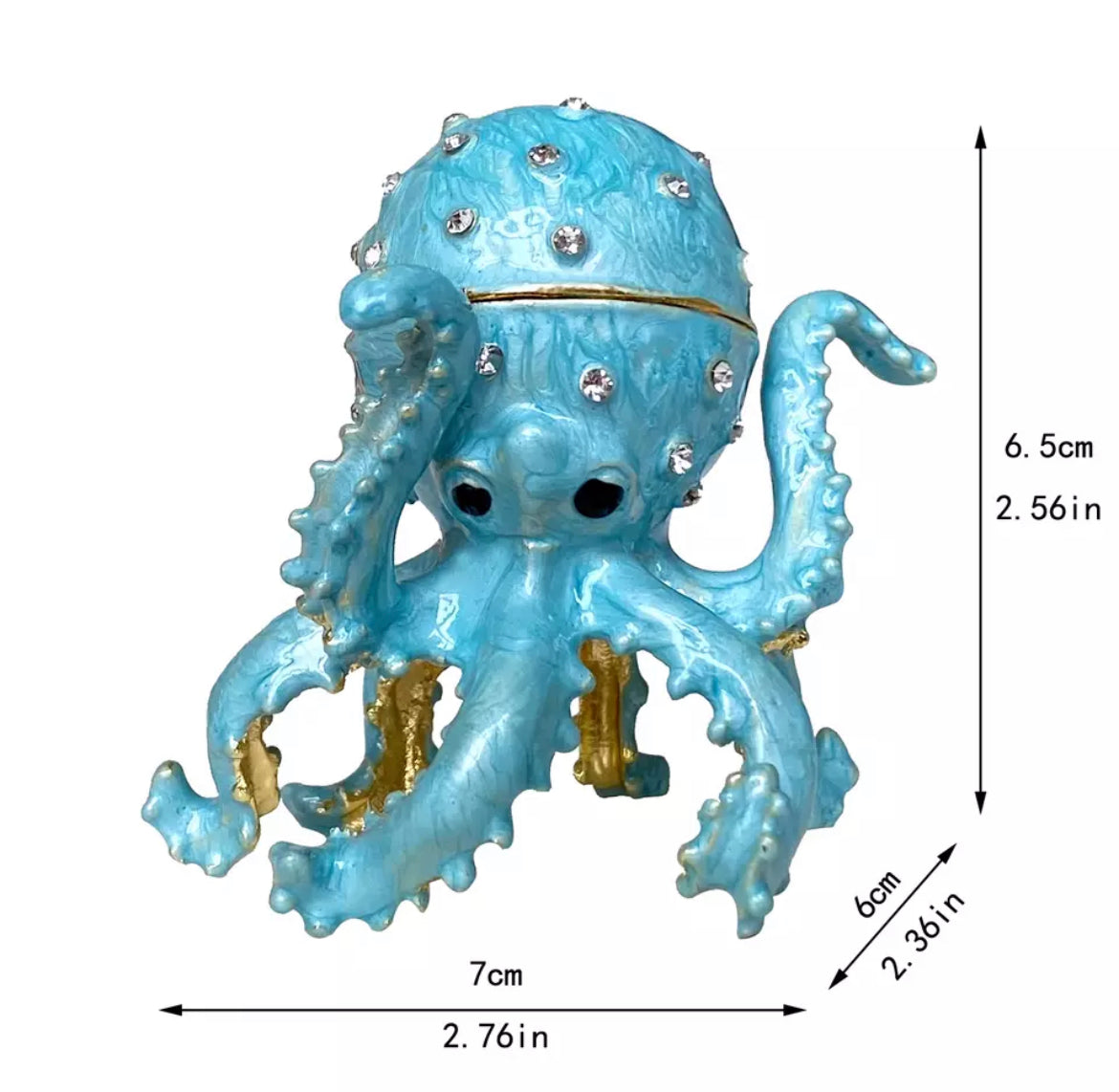 Ring/Trinket Treasure Keeper- Octopus