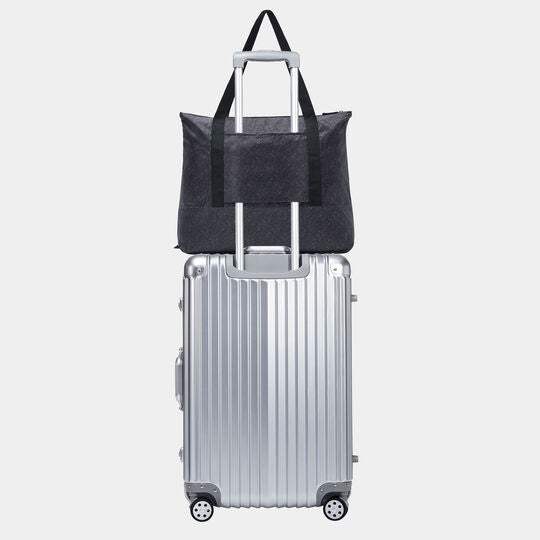 Travelon CLEAN Antimicrobial Silvadur Packable Tote with trolley sleeve passthrough