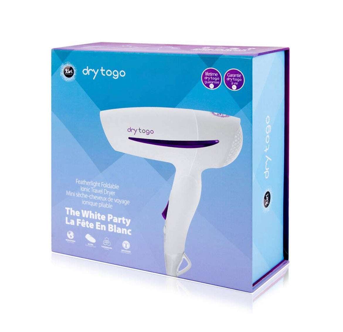 Tiri Pro Travel Dry To-Go Dual Voltage Hair Dryer