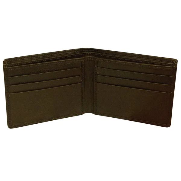 ili New York RFID Bifold Leather Wallet- 7720 Walnut