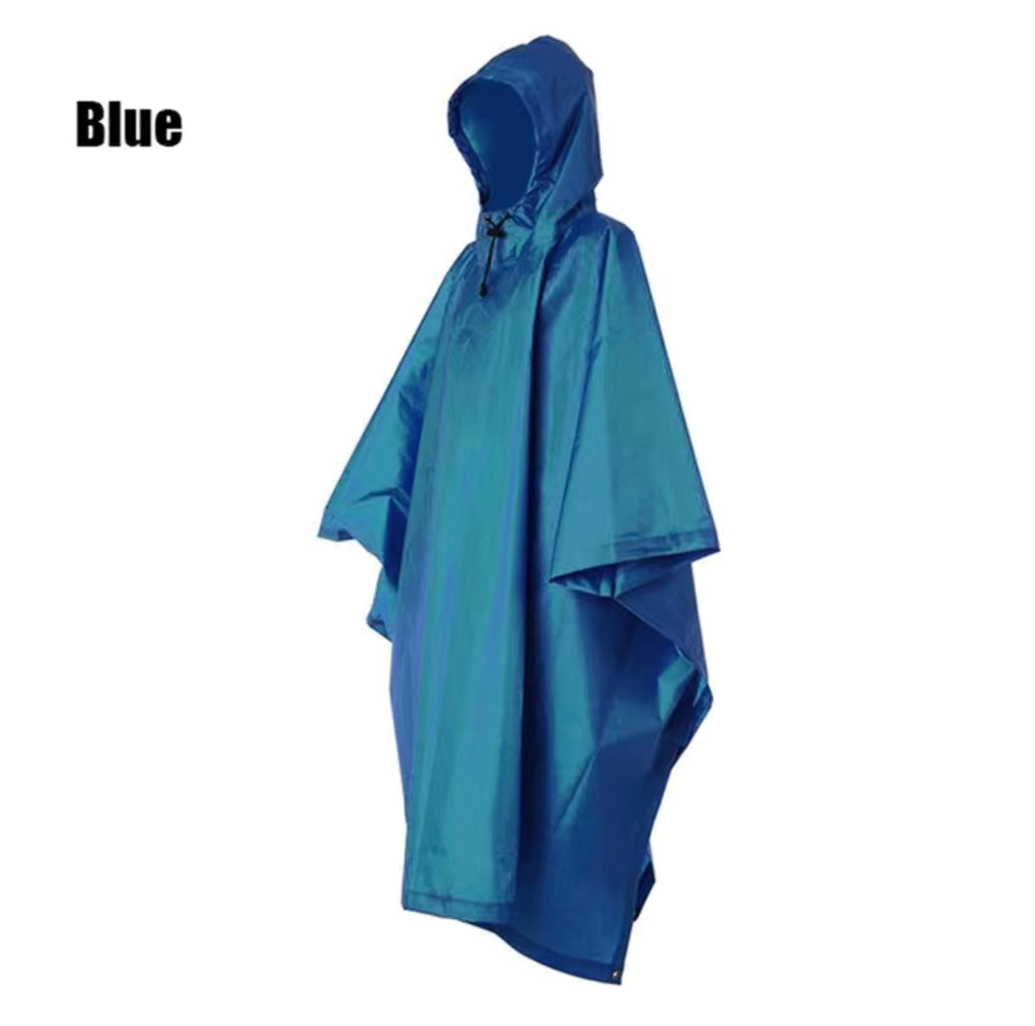 Rain Poncho with carrying bag Blue