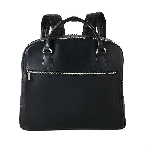 On Sale- Leather Swerve Backpack