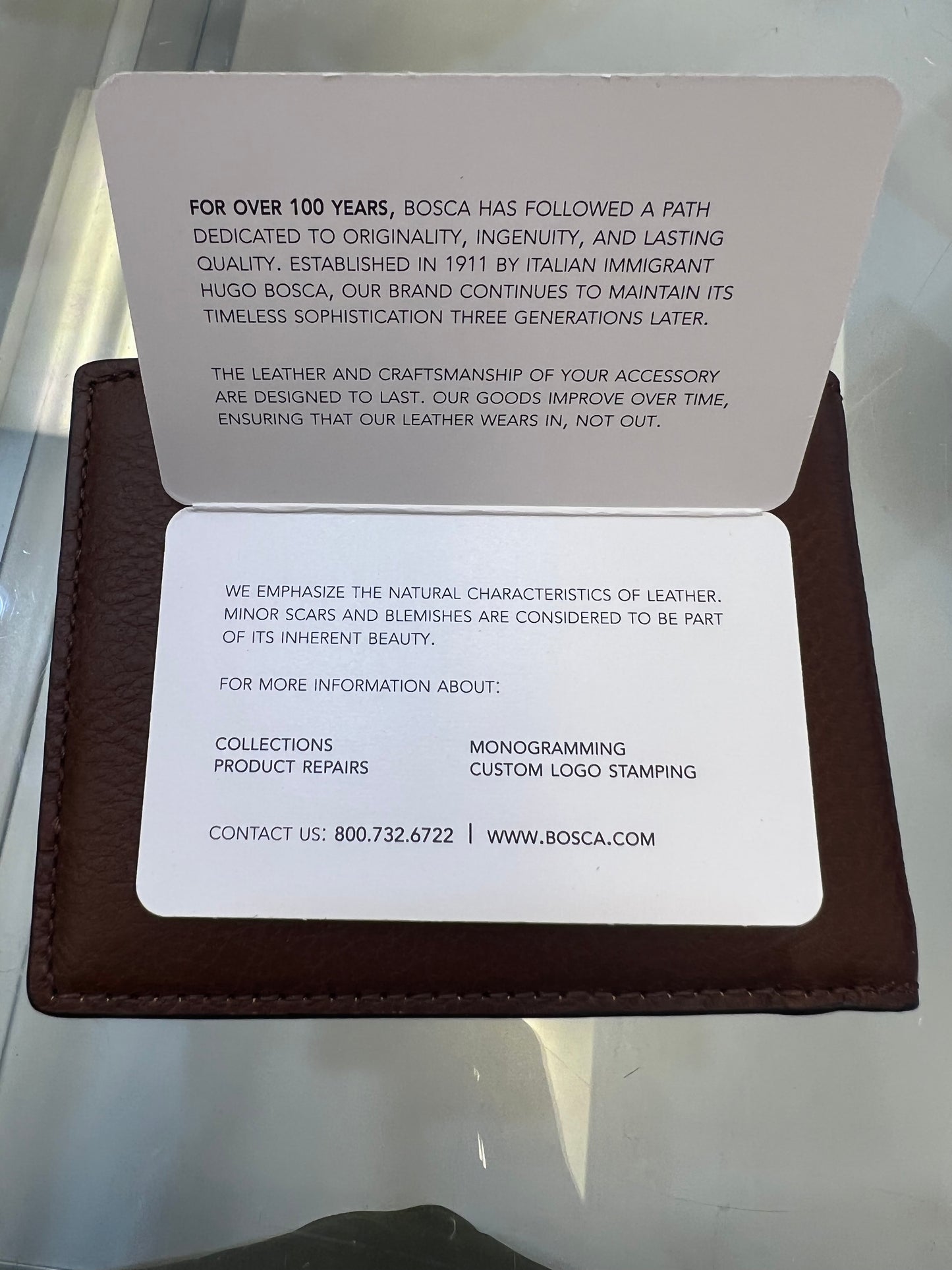 Bosca Navayo 8 Pocket Deluxe Leather Wallet