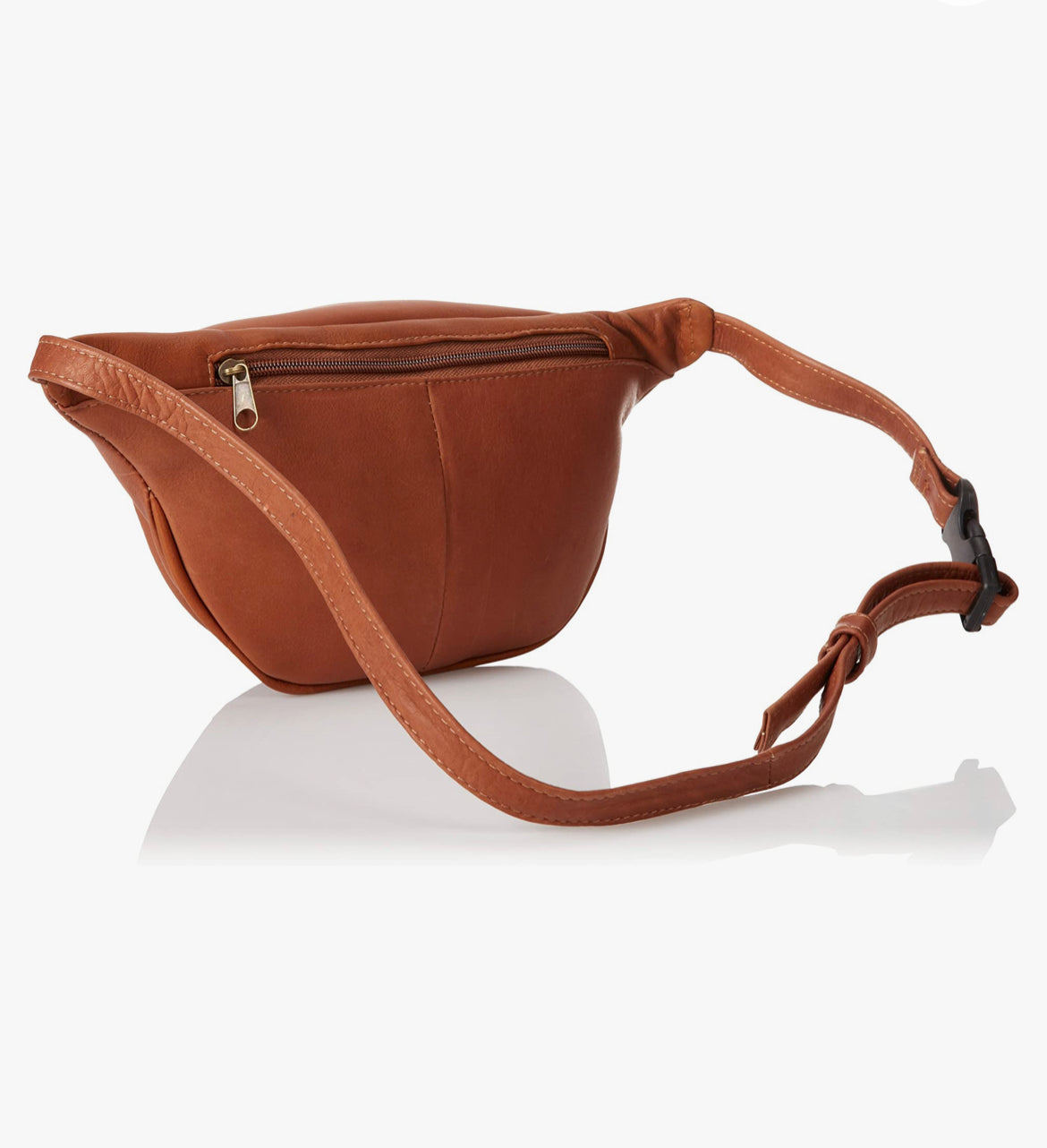 David King Leather Two Zip Waist Pack