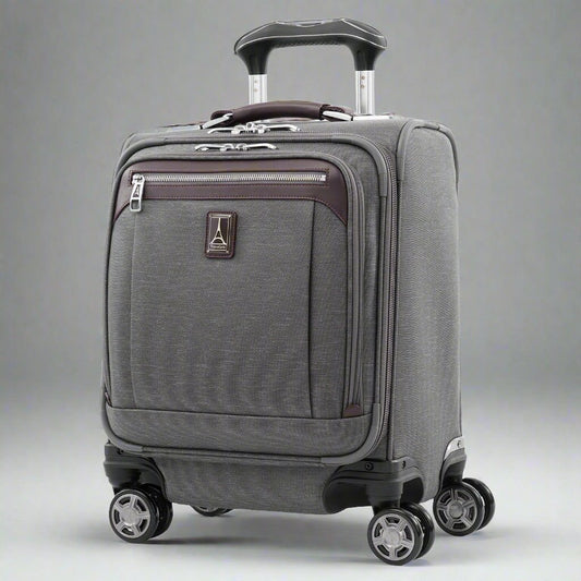 Travelpro Platinum Elite 18.5” Softside Carry-On Spinner Tote - 4091813 Vintage Grey