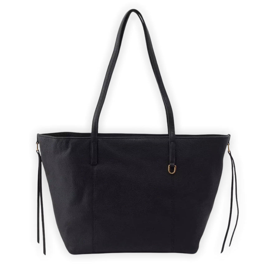 HOBO Kingston Leather Tote (in black- last one in stock!) BLK