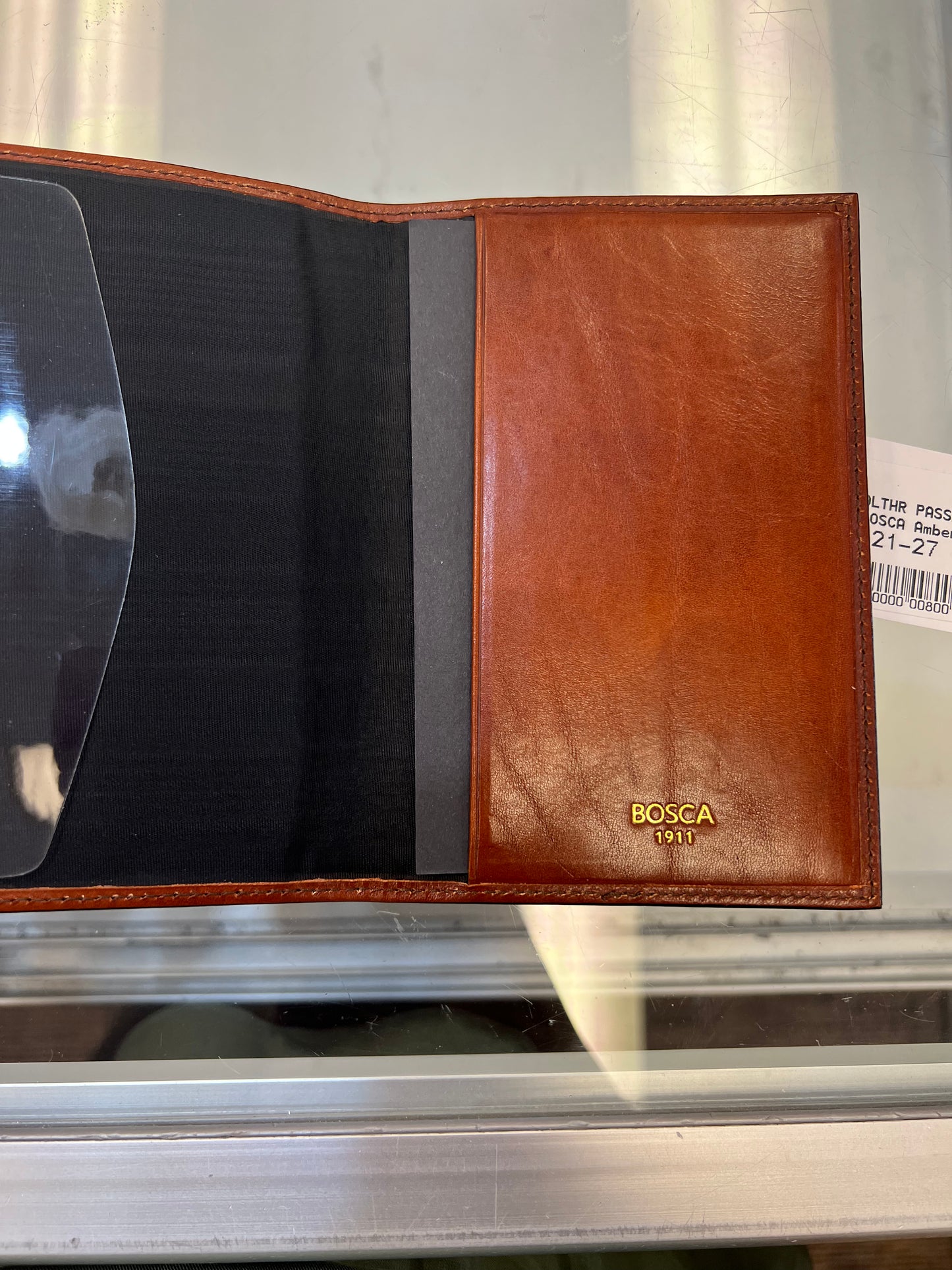 Bosca Passport Case Oldleather Wallet