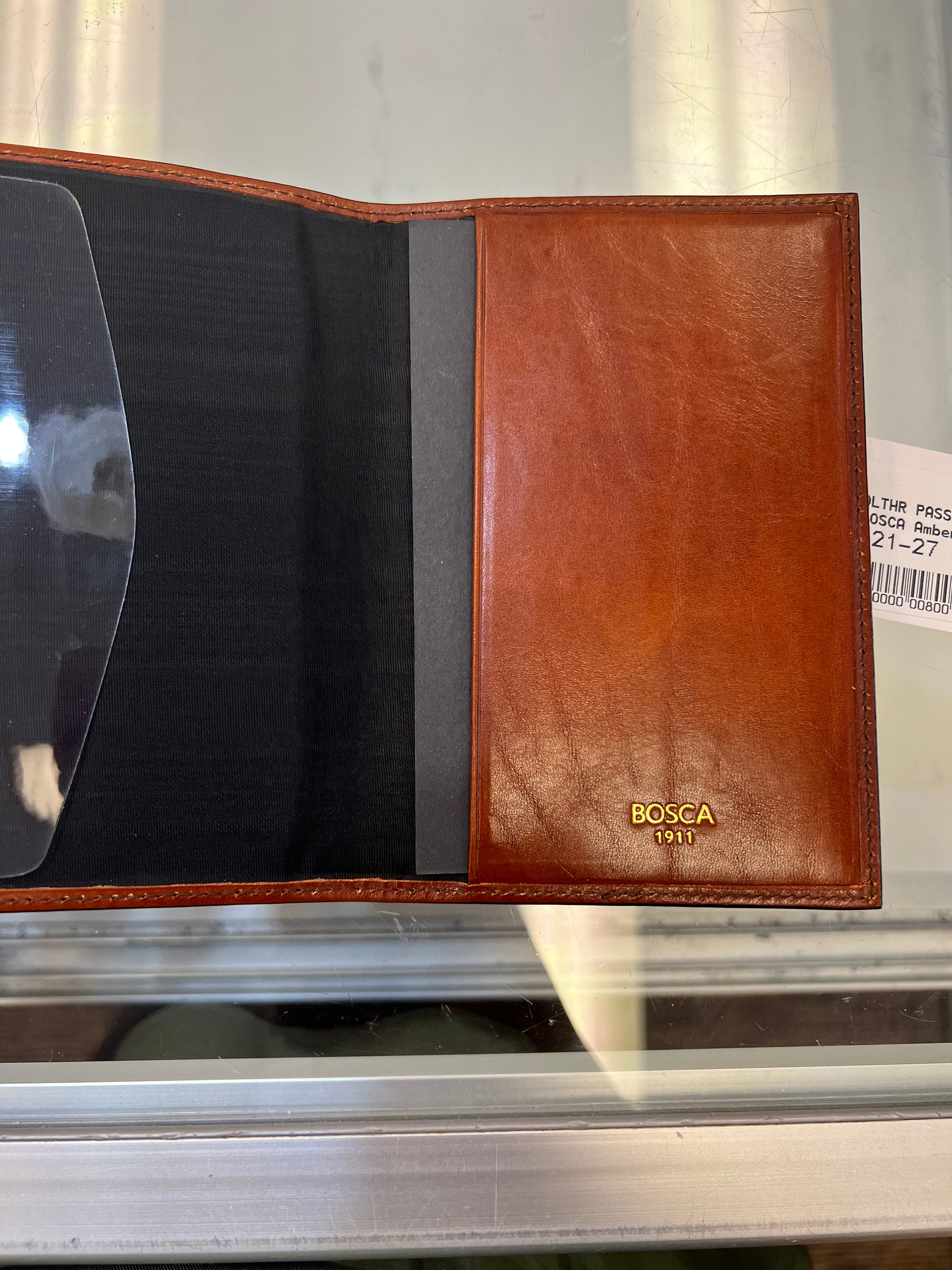 BOSCA OLD LEATHER Passport Case Wallet