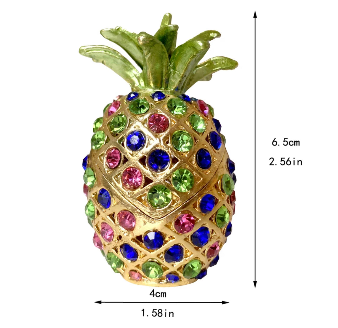 On Sale- Ring/Trinket Treasure Keeper- Pineapple