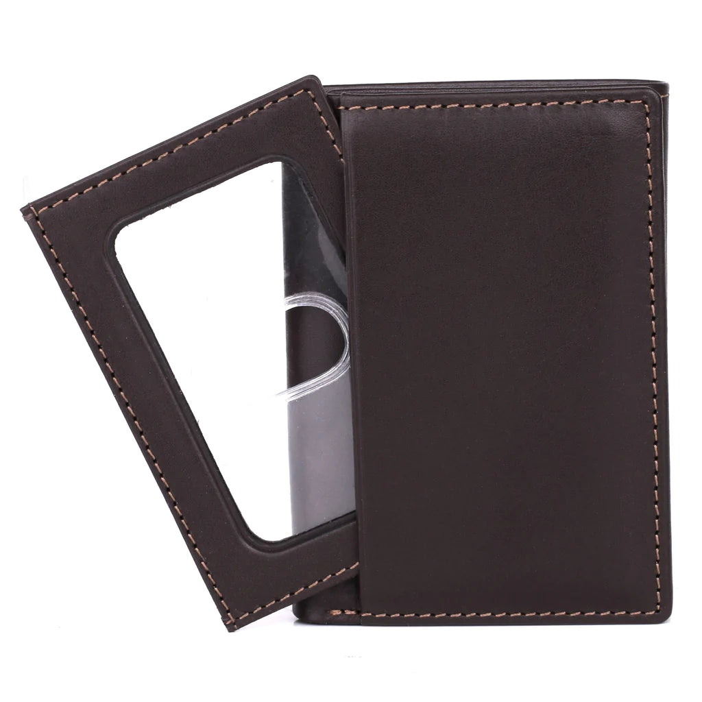 Dopp Regatta ID Three-Fold RFID Wallet Brown