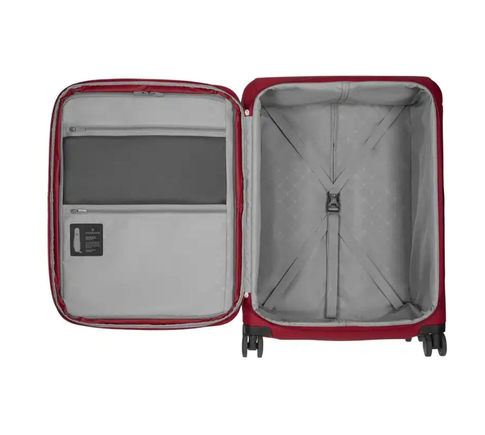 Victorinox Connex 28” Large Softside Checked Spinner (Red)