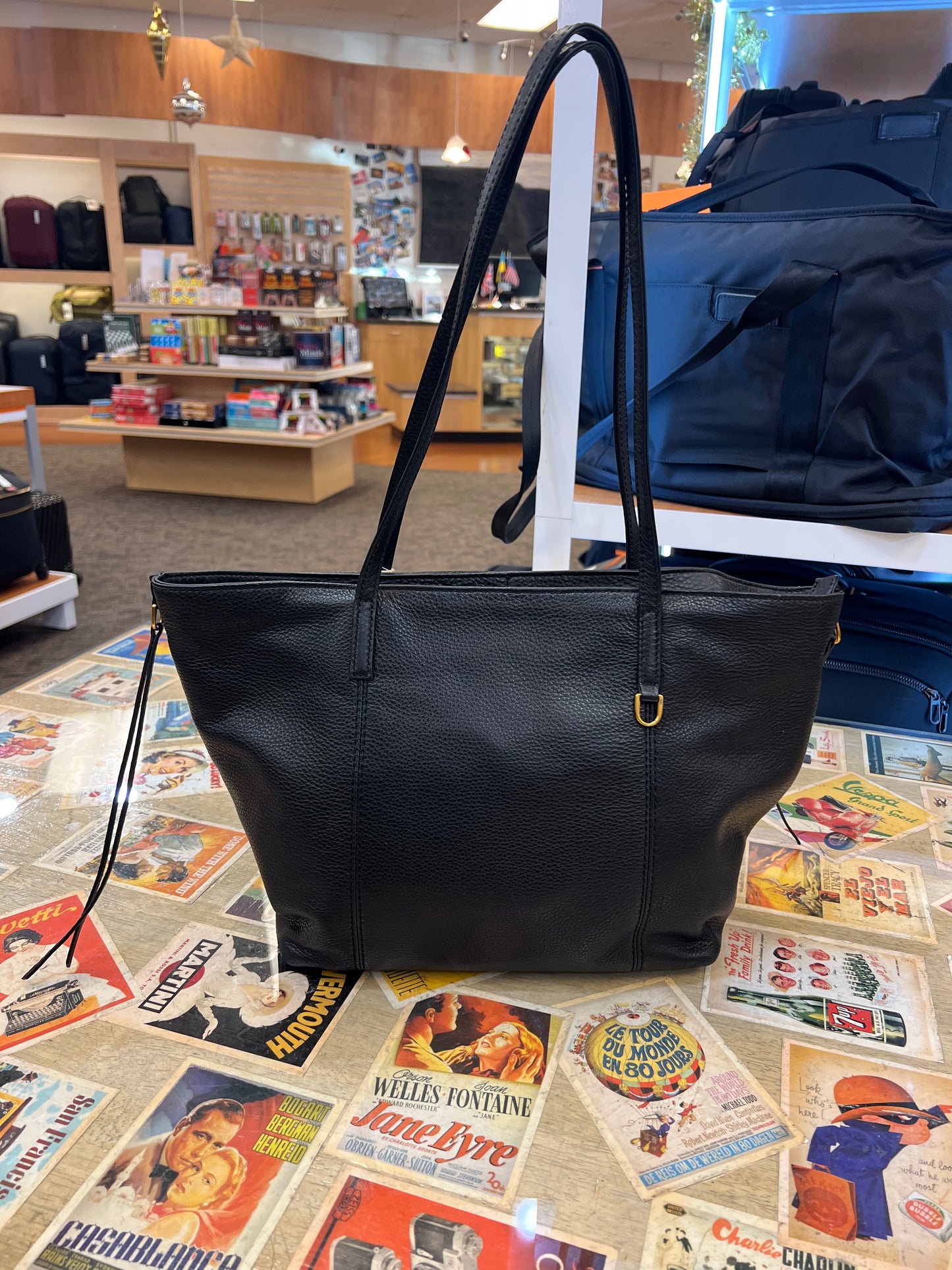 HOBO Kingston Leather Tote (in black- last one in stock!)
