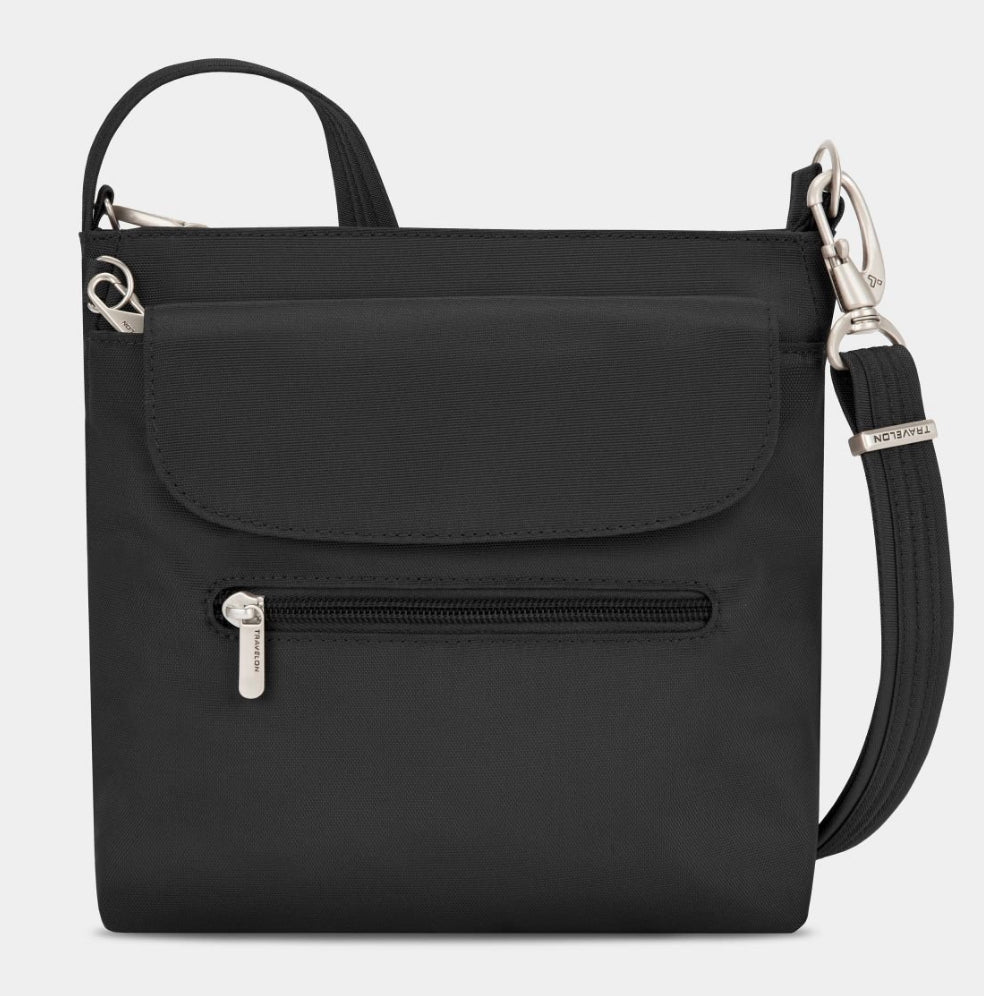 Travelon RFID Antitheft Shoulder Crossbody Black