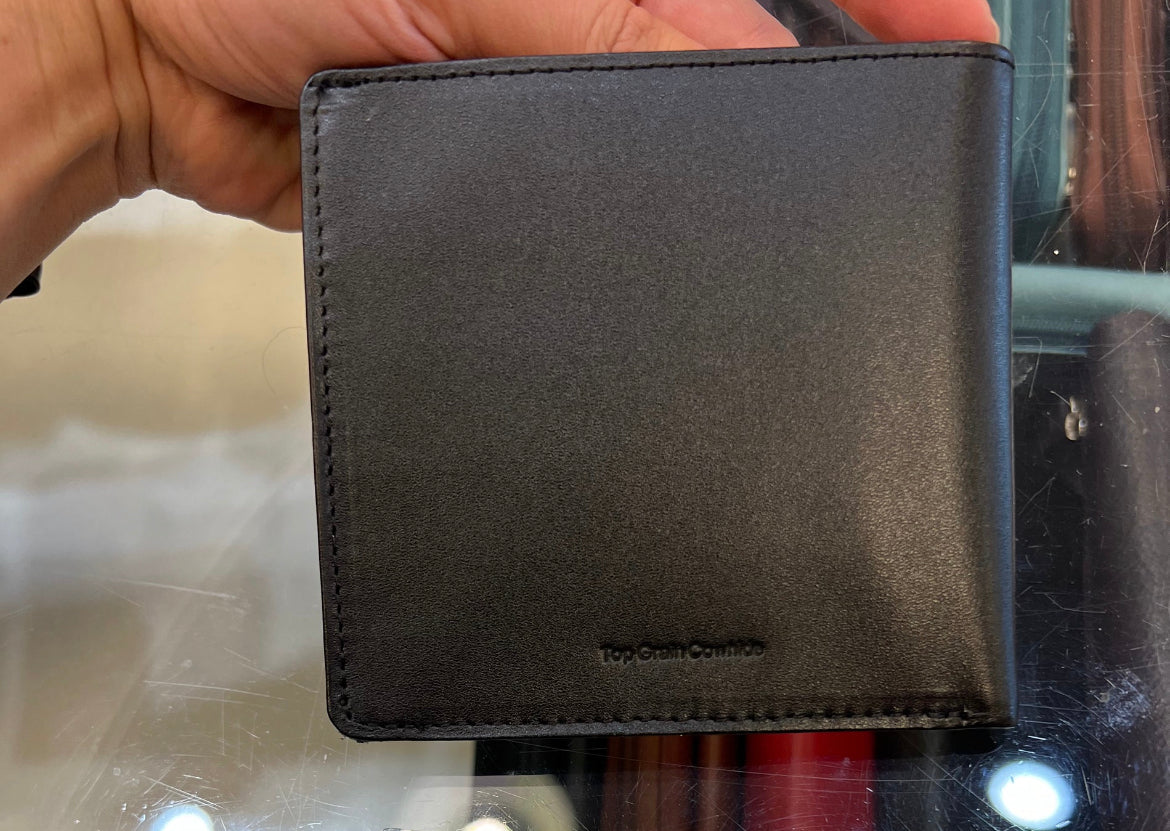 Big Skinny RFID Bifold Leather Wallet