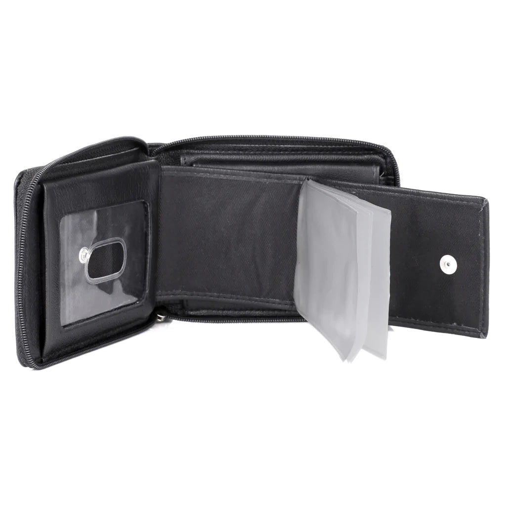 J. Buxton Zip Around RFID Bifold Wallet