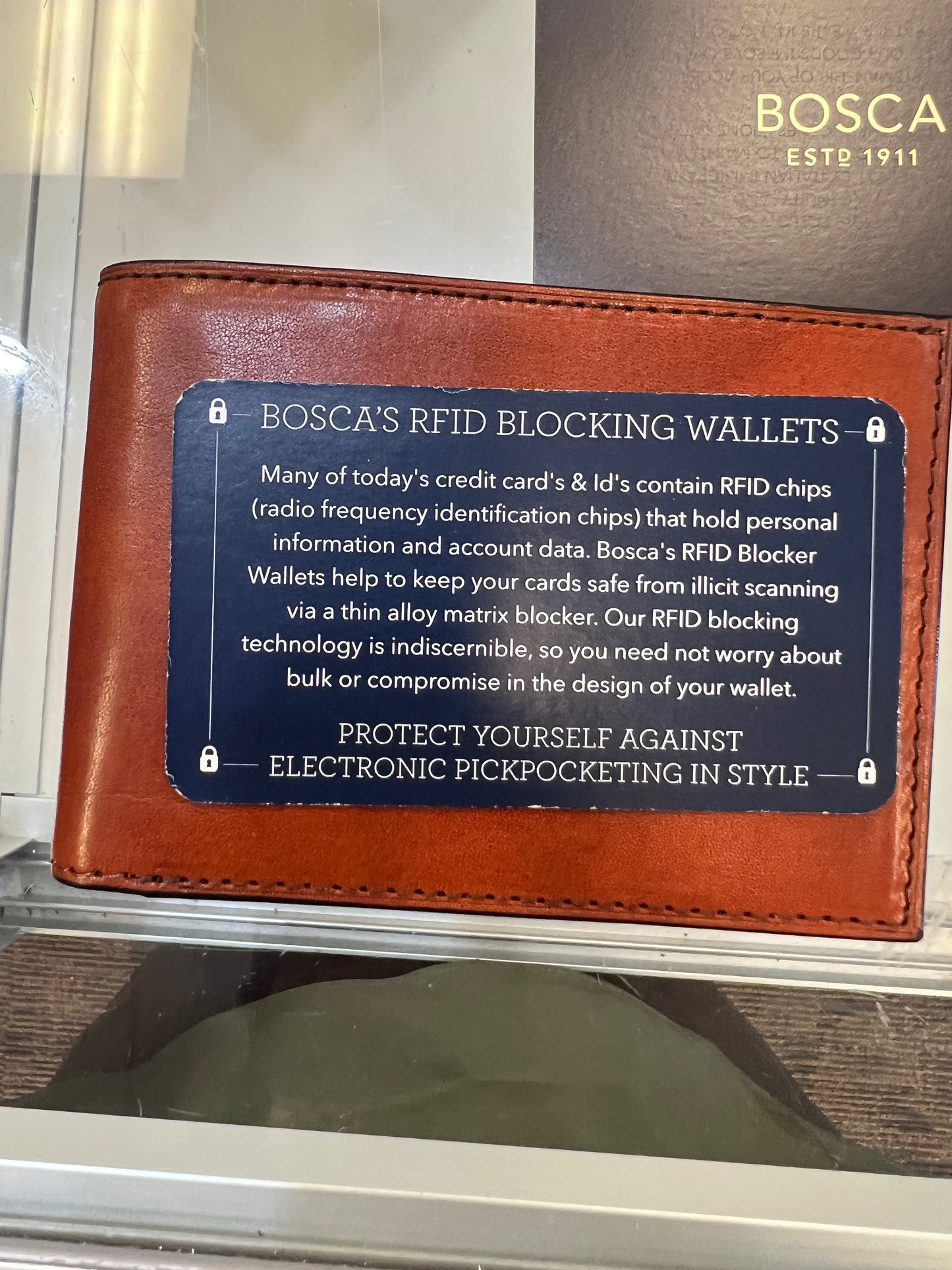 Bosca Bifold Leather Wallet