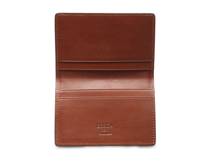 BOSCA Navayo Italia Leather Calling Card Case wallet