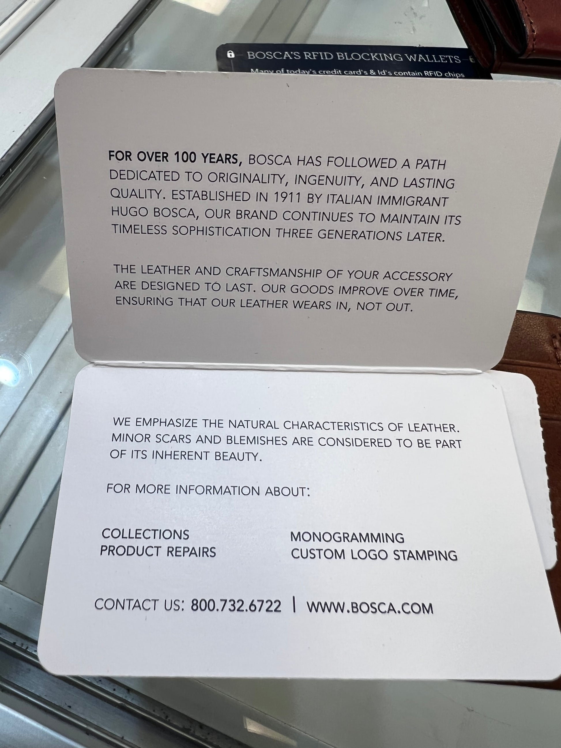 Bosca Weekend Leather Wallet