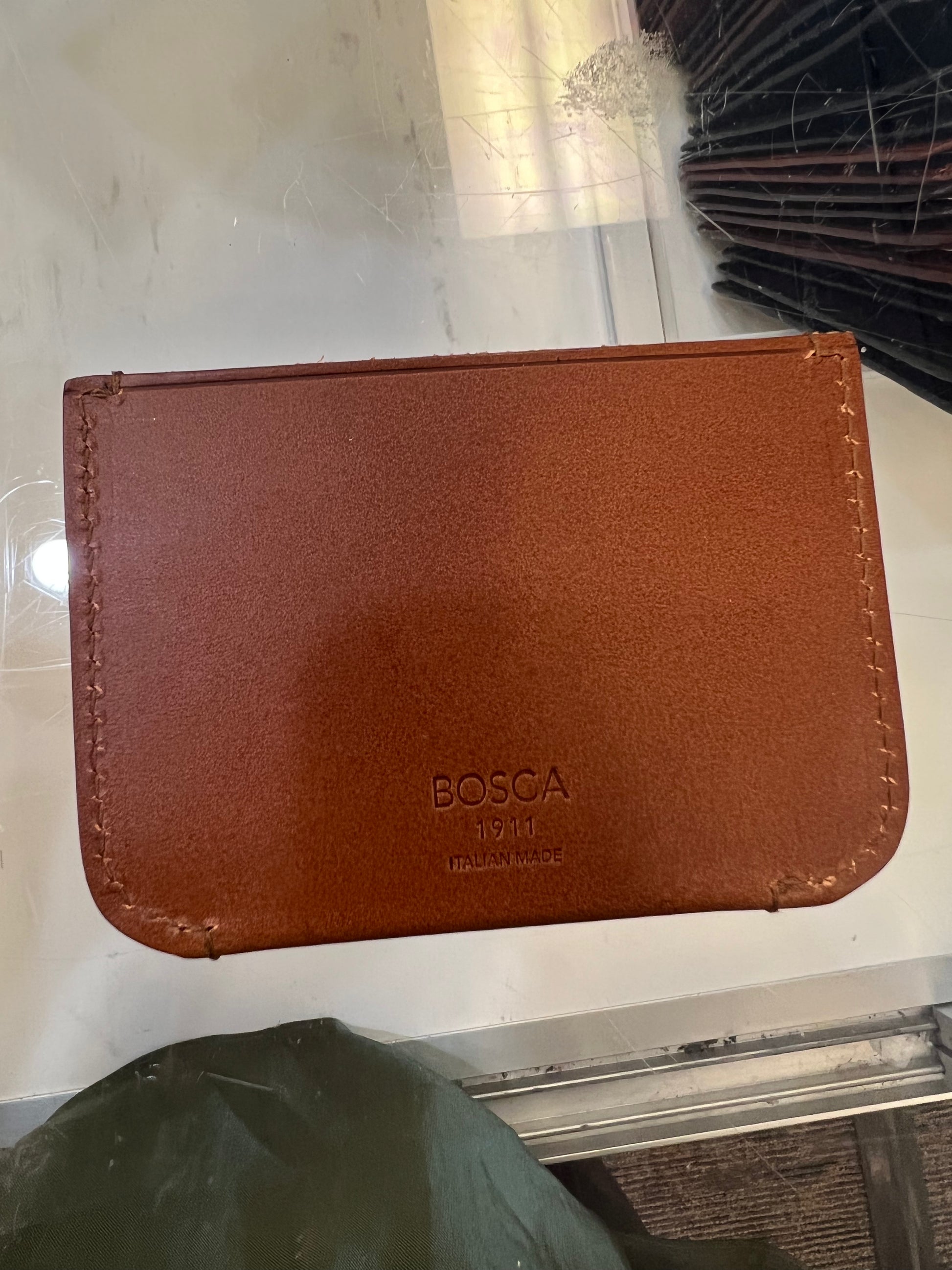 Bosca Italio Card Case Leather Wallet