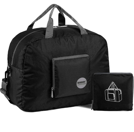 Packable/Foldable Carry-On Duffle Bag 16"- $12.00 Black