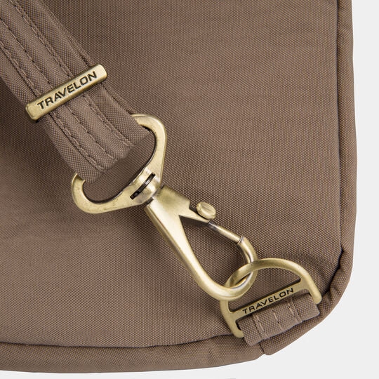 Travelon Anti-Theft RFID Signature Slim Backpack with 5-Point Anti-Theft Protection