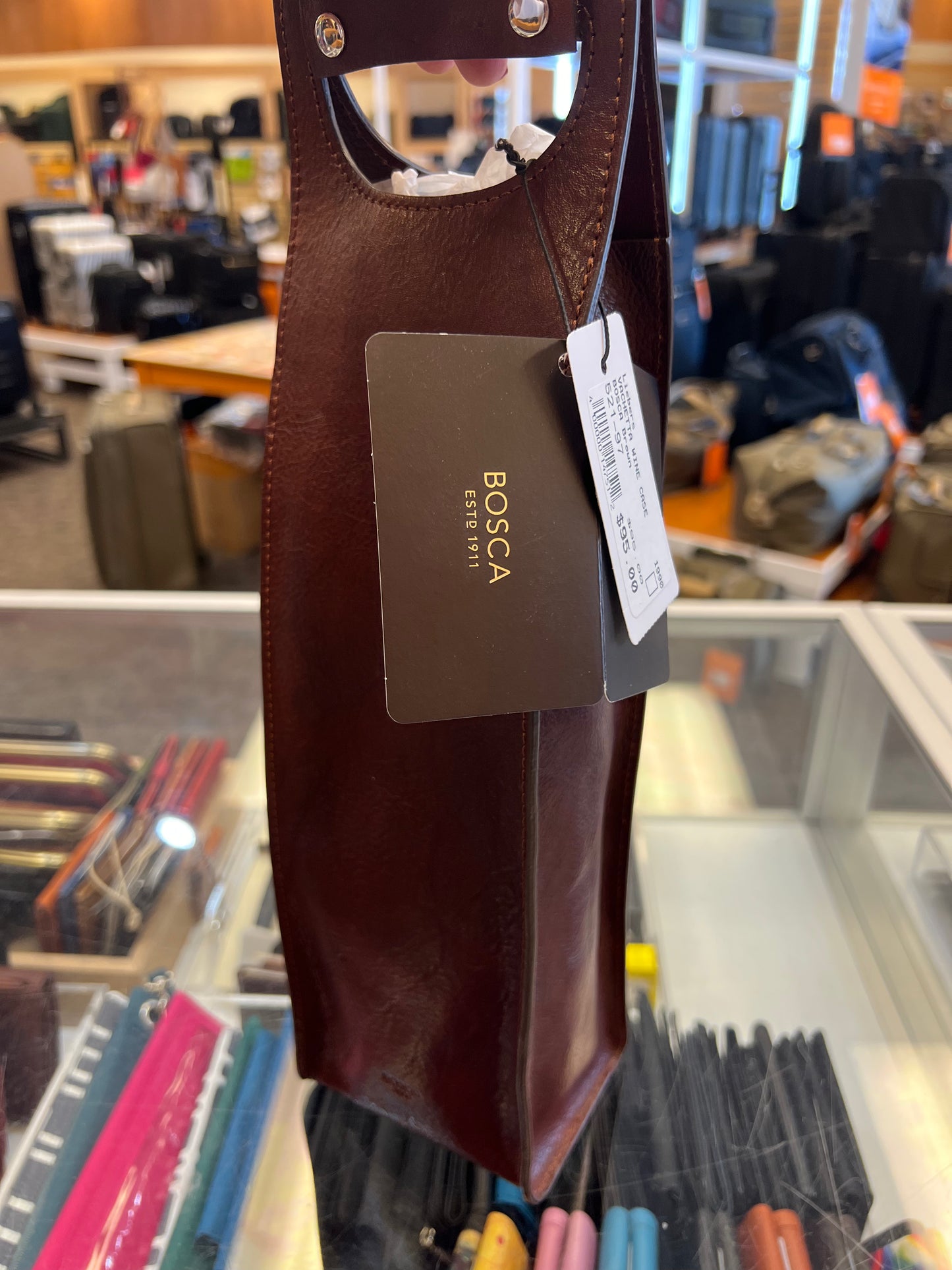 Bosca Vachetta Wine Bag