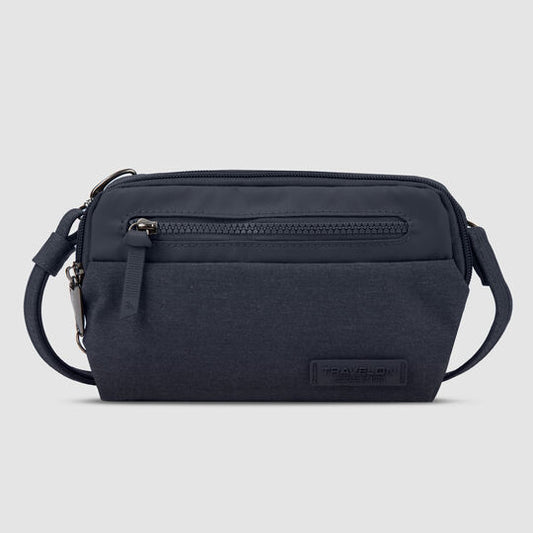 Travelon Anti-Theft RFID Metro Convertible Small Crossbody Navy Heather