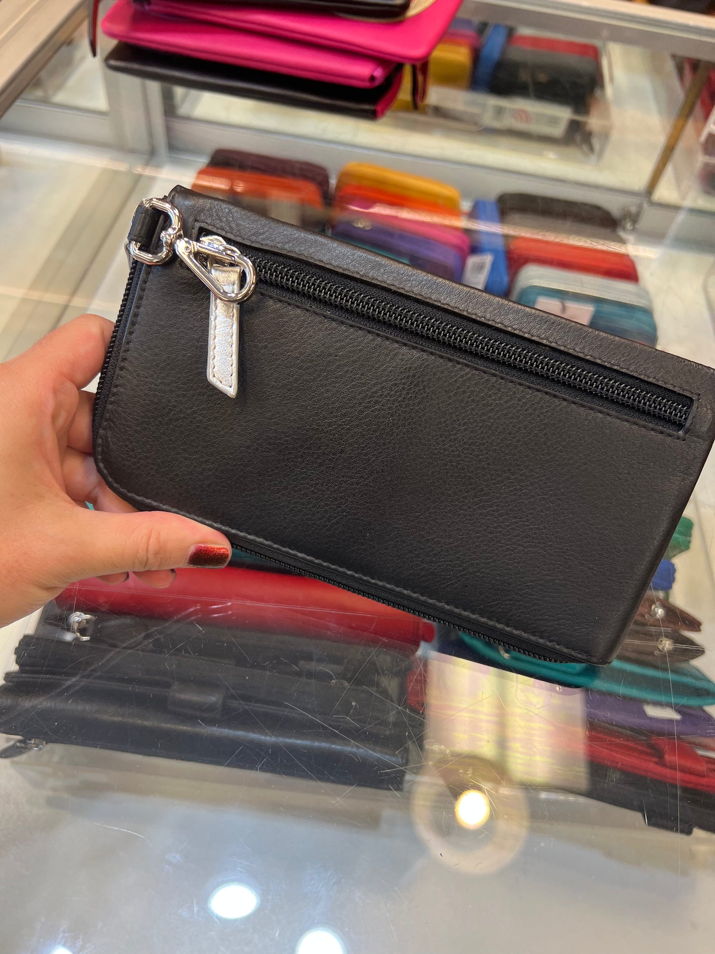 ili New York Large Leather Glasses Case- 6200