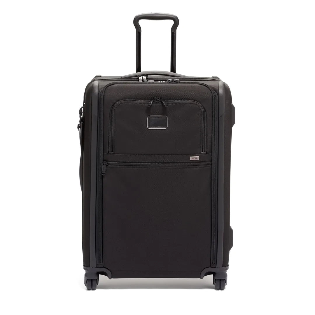 TUMI Alpha 3 Short Trip 26” Medium Softside Expandable Checked Spinner Black