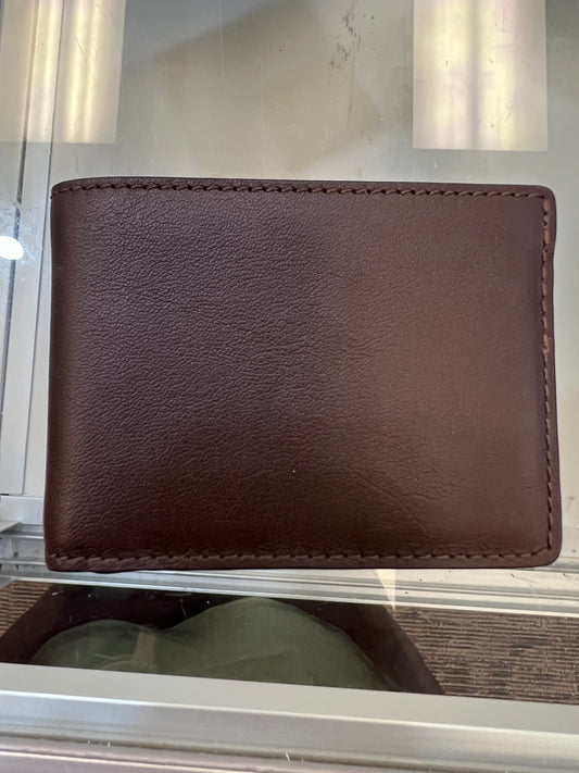 Bosca Navayo Small Bifold Leather Wallet