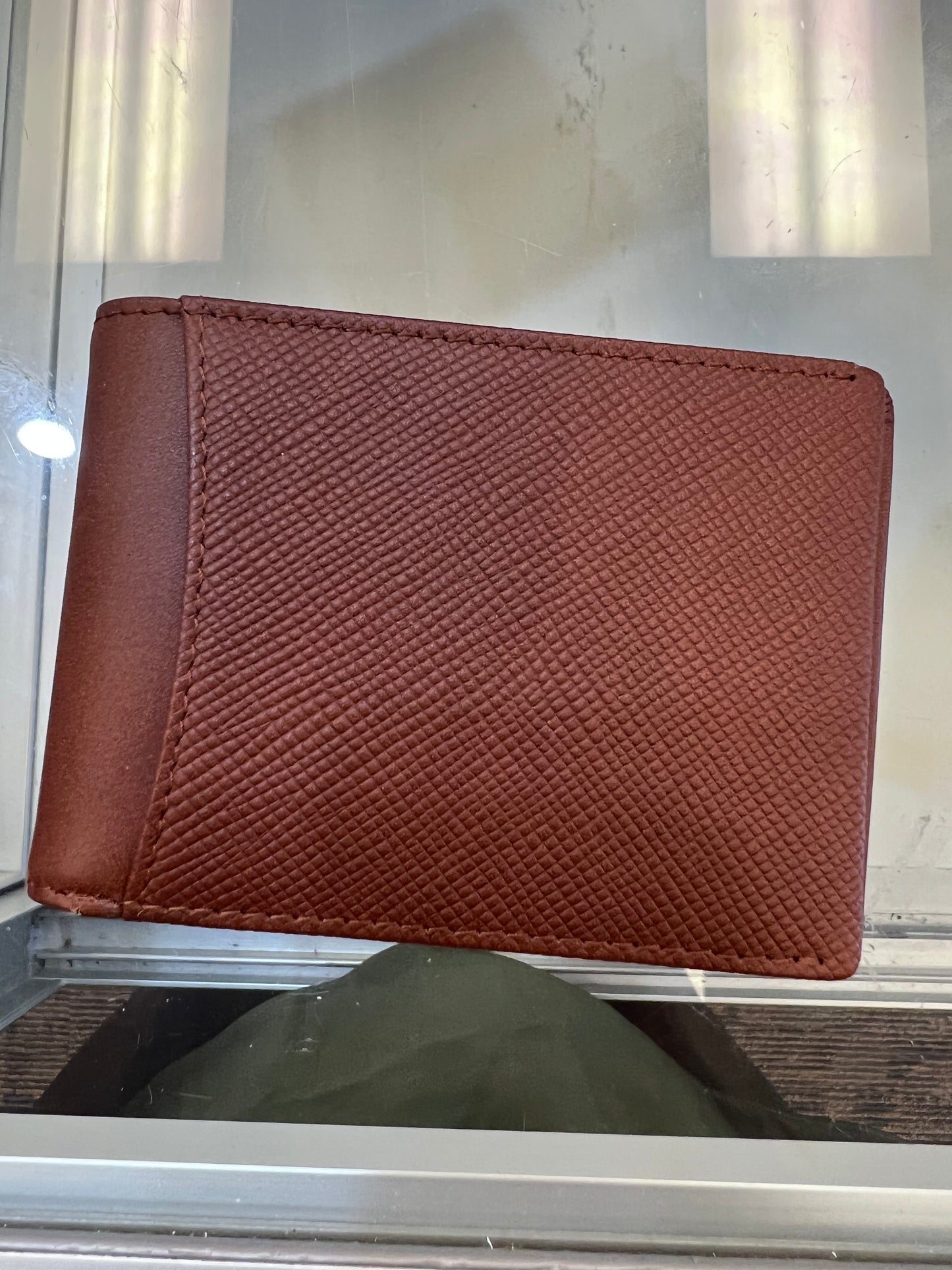 Bosca Saiffiano Hall Pass Leather Wallet