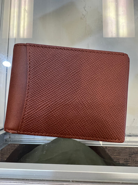 Bosca Saiffiano Hall Pass Leather Wallet