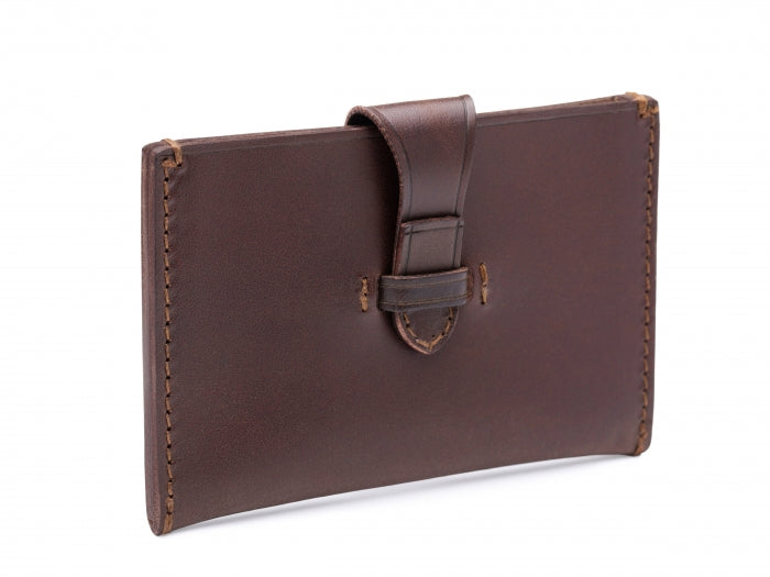 Bosca Leather Tuck Tab Card Case