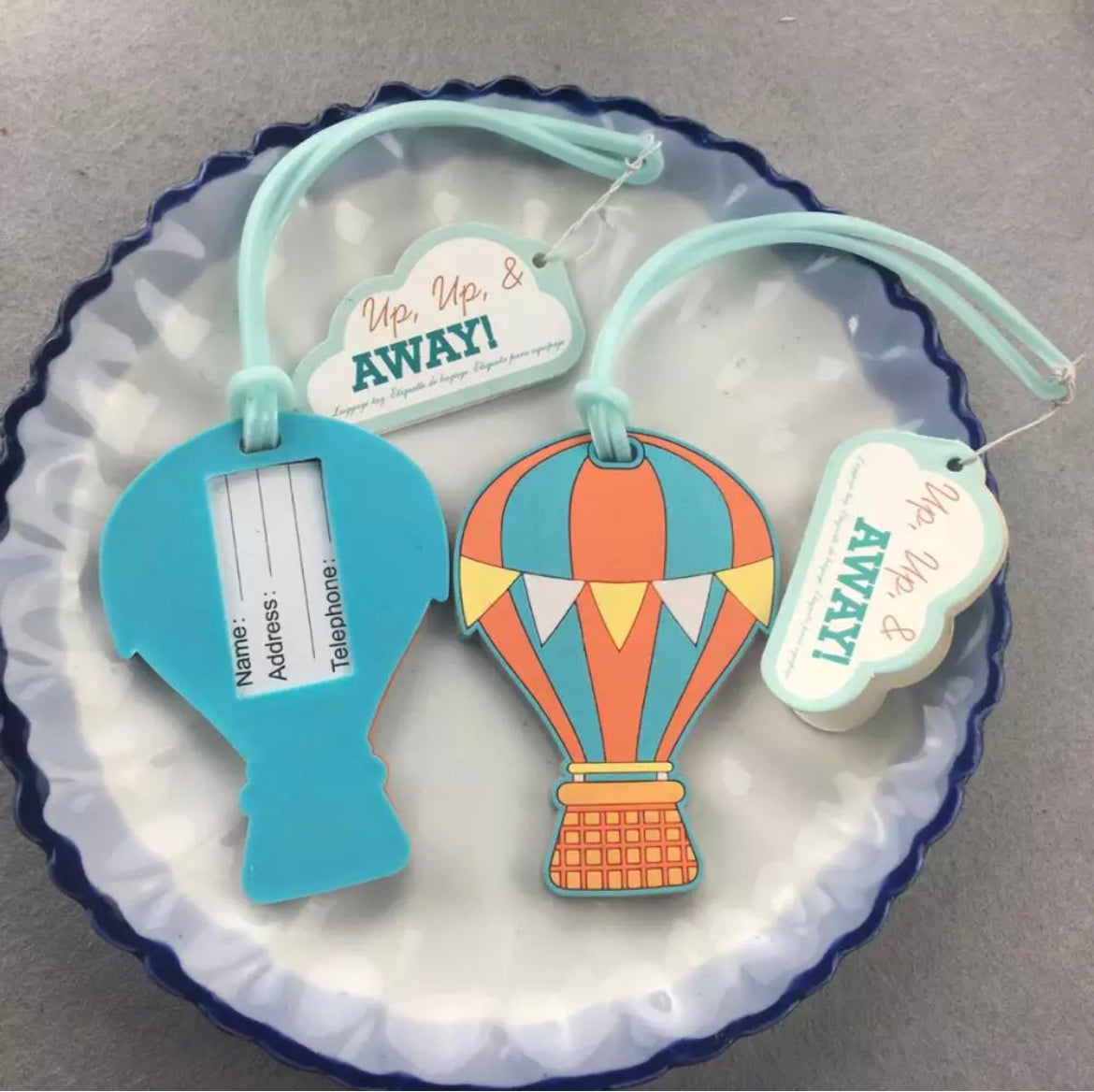 Hot Air Balloon 🎈 Mini Luggage Tag