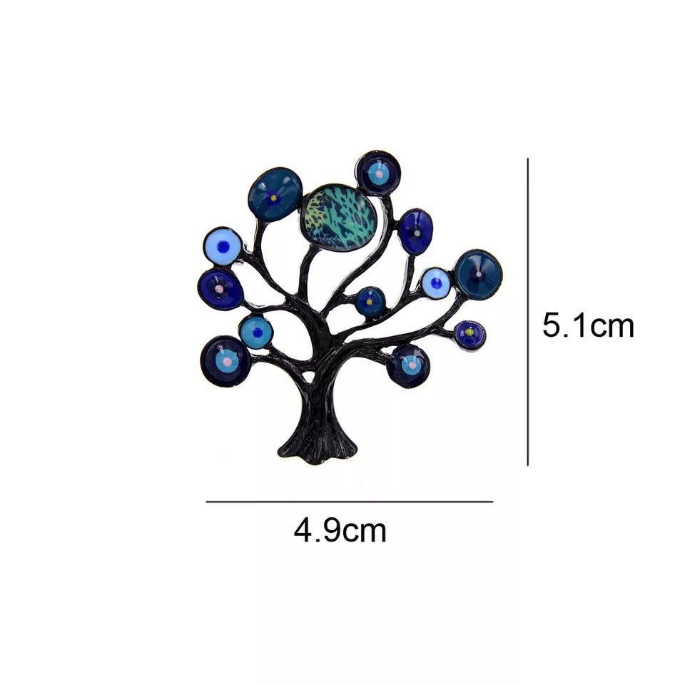 On Sale - Fashion Pin- Seeing Tree