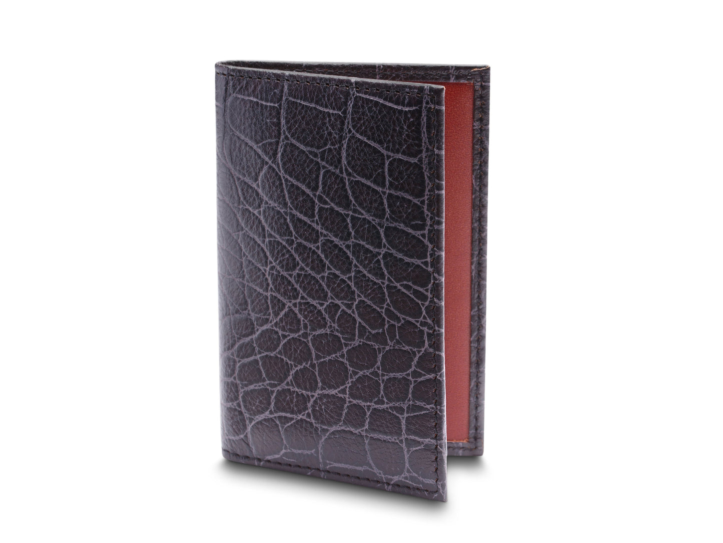 Estuche para tarjetas de visita de cuero Bosca VINTAGE CROCCO