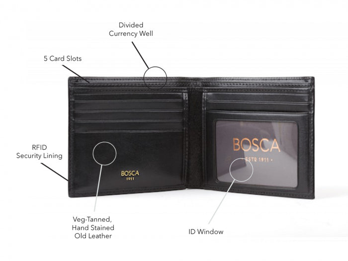 Bosca Oldleather Executive I.D. Wallet