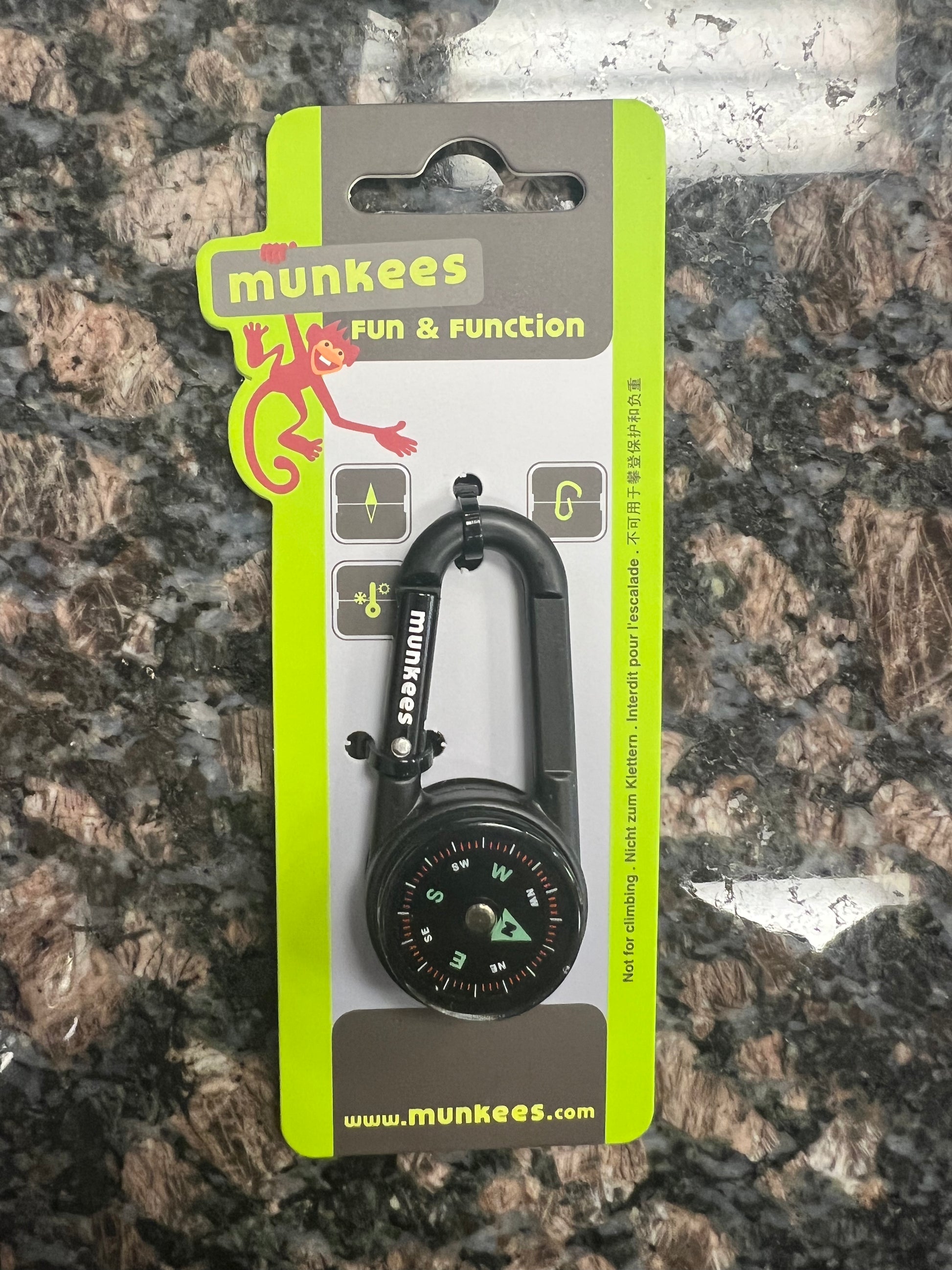 AceCamp Carabiner Compass and Thermometer