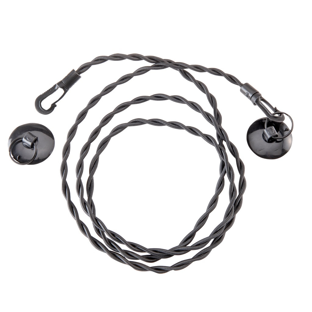 Smooth Trip No-Pin Laundry Line- no clothes pins needed Black