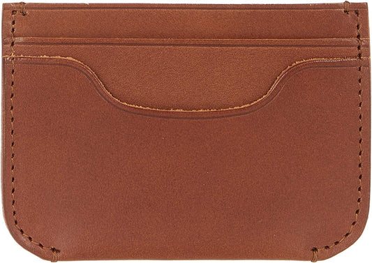 Bosca Italio Card Case Leather Wallet Light Brown